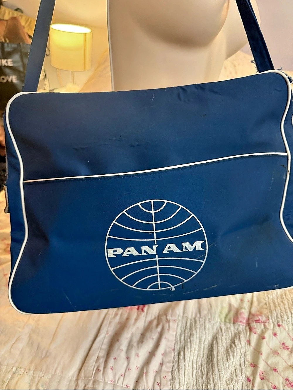 Authentic Vintage Pan American World Airways Cabin Crew Flight Bag85